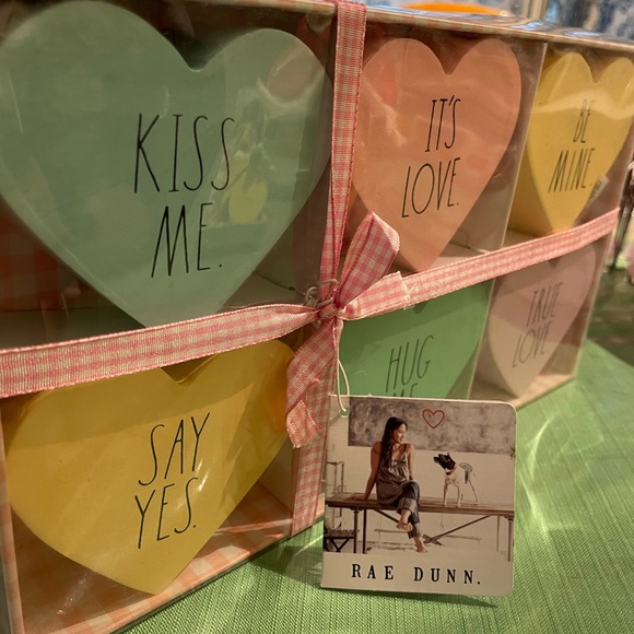 (Sold) Rae Dunn Wooden Decor Hearts - Picture 2 of 2